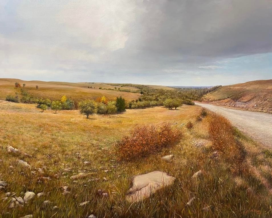 "Clapboard Ravine Road - Flint Hills" (Prints Available)