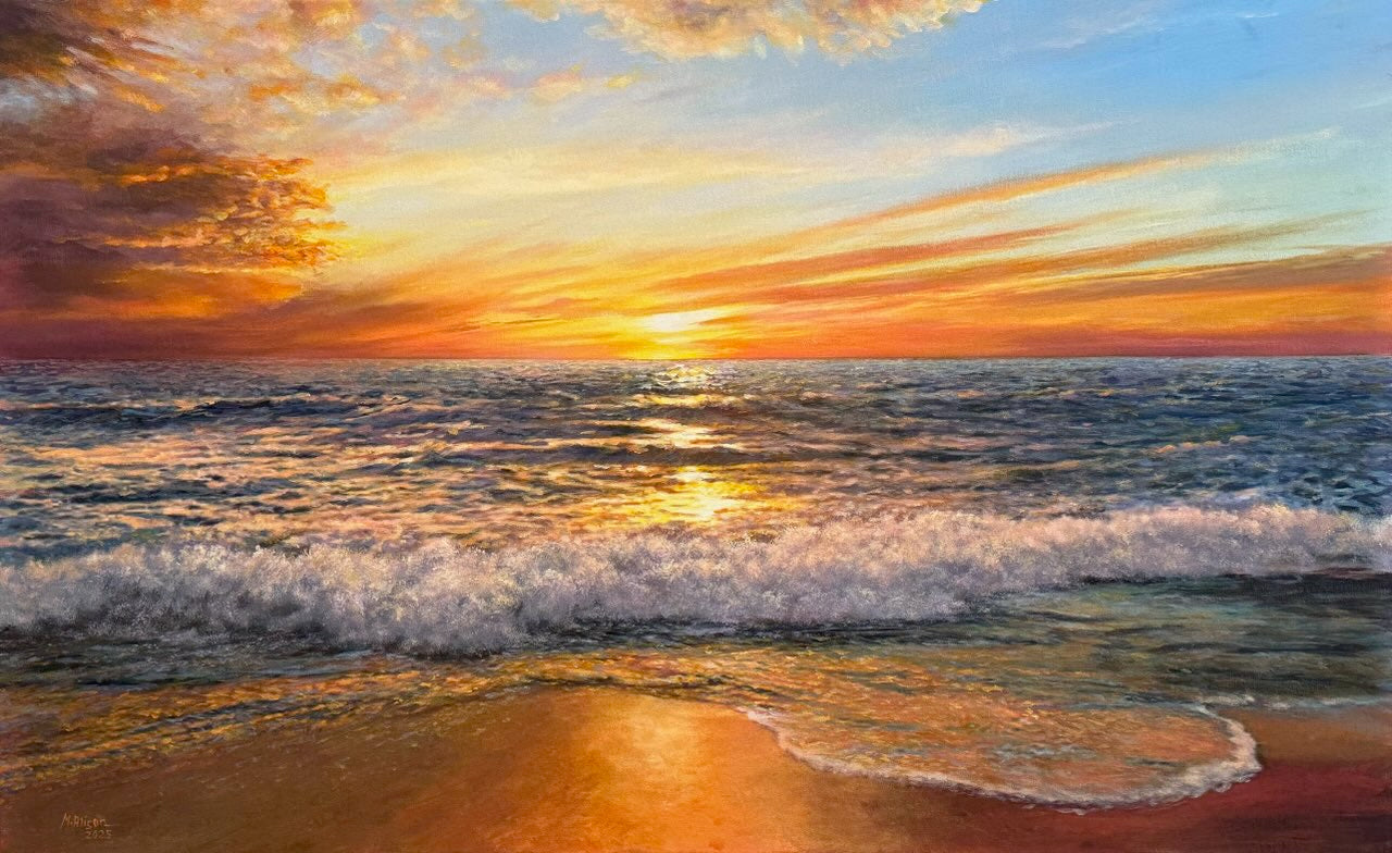 "Shoreline Sunset" (Print)