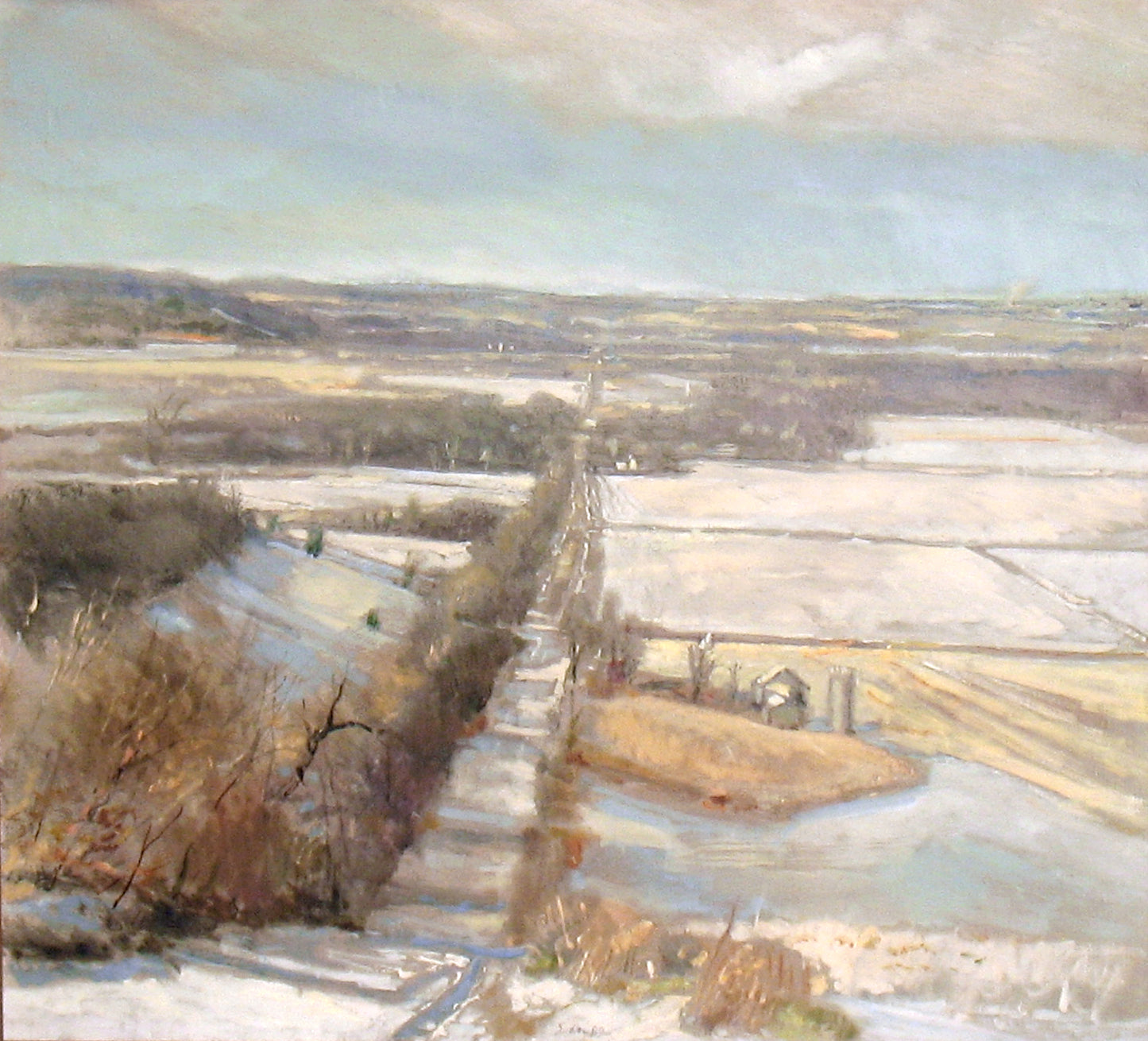 "Snow Hill Toward Lawrence" (Original)
